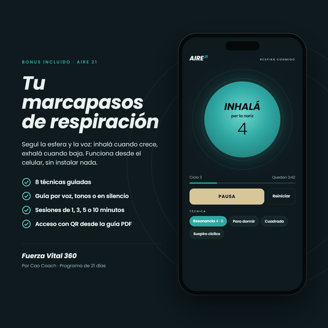 AIRE 21 · Programa de respiración de 21 días