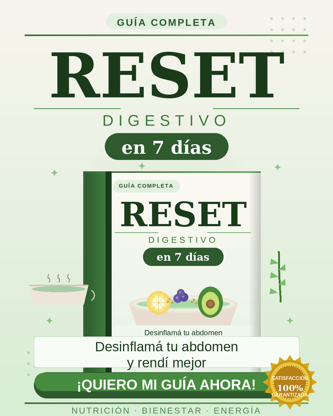 Desinflama tu abdomen en 7 días